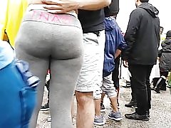 Abu-abu rampasan besar pawg celana gemetar keras!!