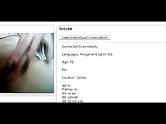 Serbia gadis pus bermain pada chatroulette