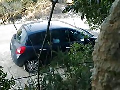 Voyeur blowjob